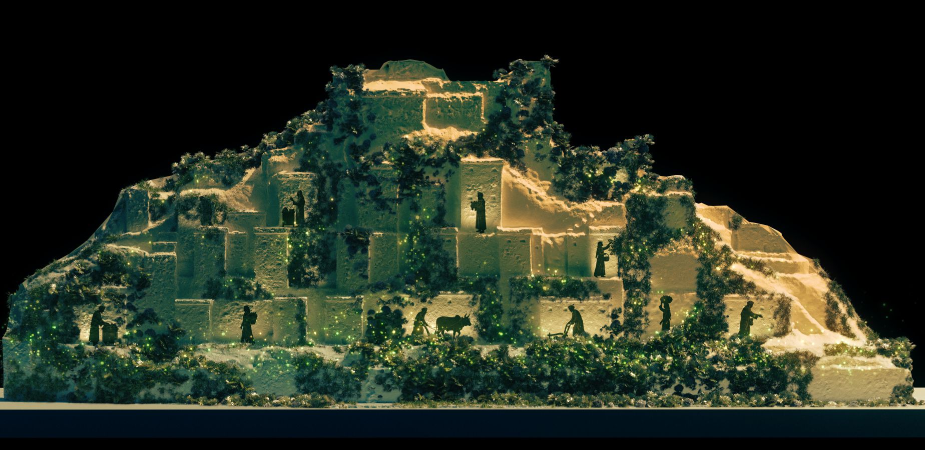 3D projection mapping show for museum