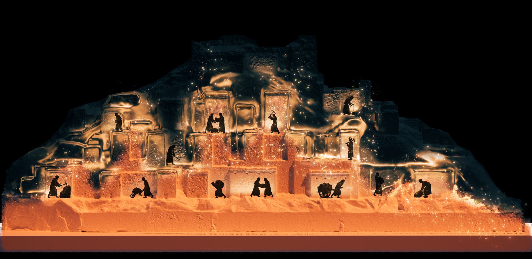 3D projection mapping sound design